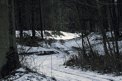 Winterfoto von Czeslaw Gorski-014-gefrorener-weg-mitten-im-wald